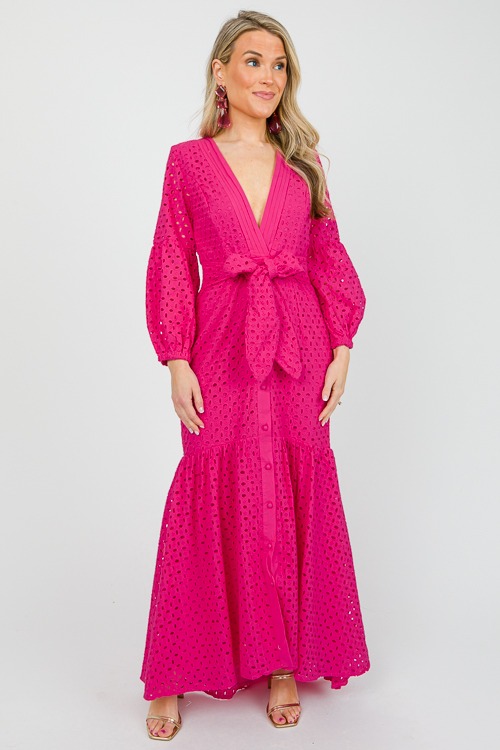 Eyelet Tie Waist Maxi, Magenta - 0522-27.jpg