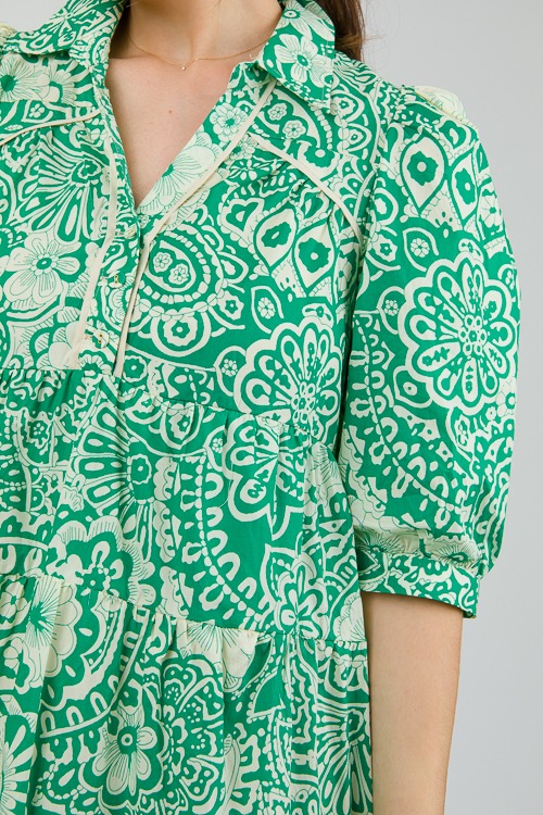 Kim Floral Mix Dress, Green - 0522-37.jpg
