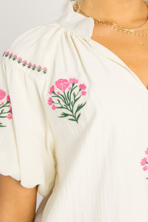 Flower Embroidery Top, Cream - 0522-69h.jpg