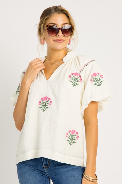 Flower Embroidery Top, Cream - 0522-72.jpg