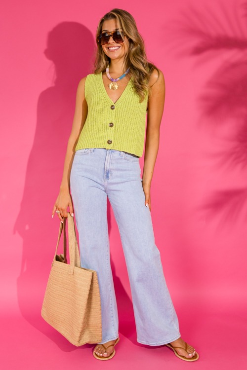 Miller Sweater Vest, Lime