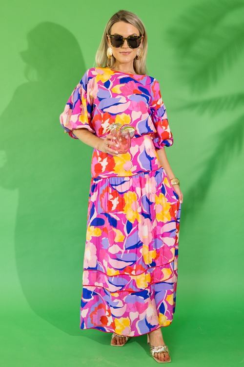 Havana Maxi Skirt, Multi