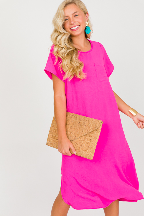 Simple Pleasures Midi, Fuchsia