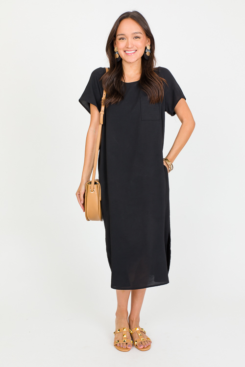 Simple Pleasures Midi Black New Arrivals The Blue Door Boutique