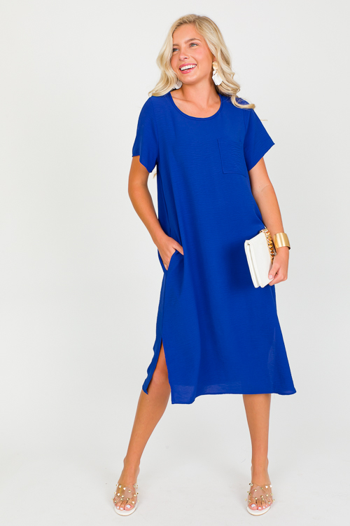 Simple Pleasures Midi, Royal Blue - New Arrivals - The Blue Door Boutique