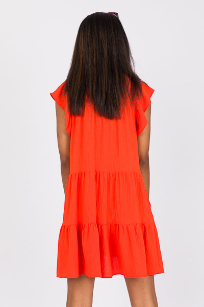 Delilah Dress, Tomato