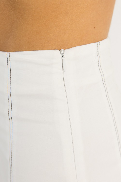 Contrast Stitch Maxi Skirt, Whi - 0527-49.jpg