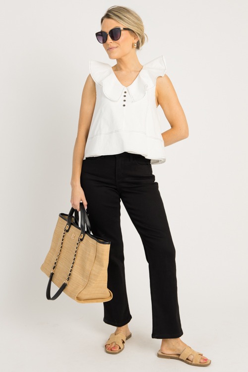 Contrast Stitch Ruffle Top, Whi - 0527-56.jpg