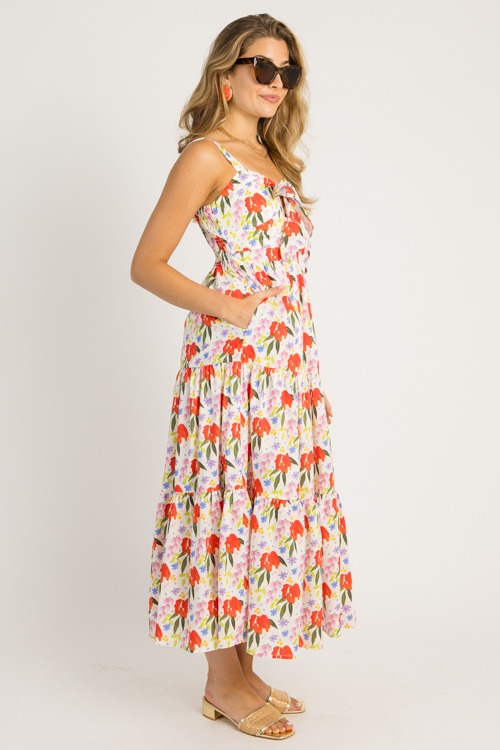 Floral Keyhole Tie Maxi, Cream - 0528-102.jpg