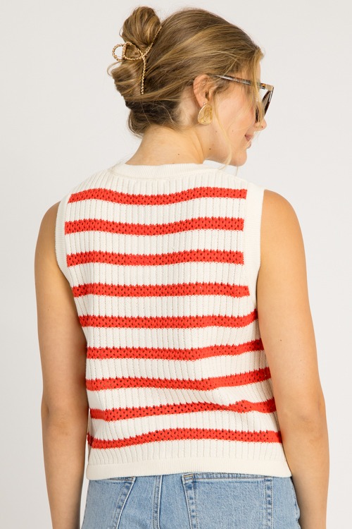 Buttoned Sweater Vest, Red - 0528-135.jpg