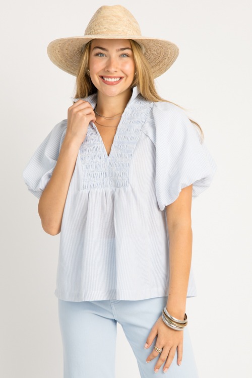 Mary Stripe Top, Lt Blue - 0529-87p.jpg