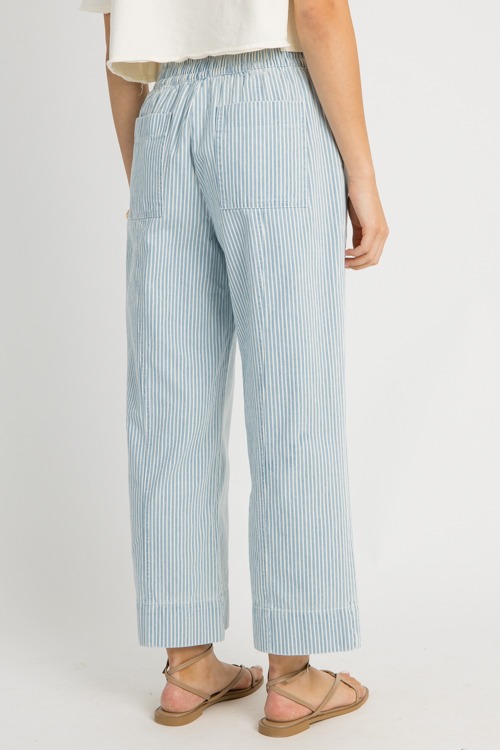 Pull-On Stripe Pants, Light Blu - 0530-155.jpg