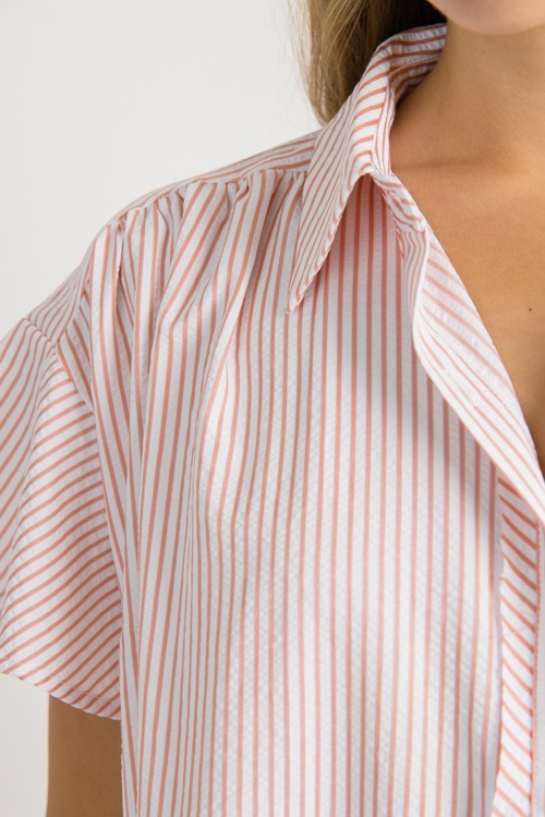 Hi-Lo Stripe Shirt, Lt. Coral - 0530-158.jpg