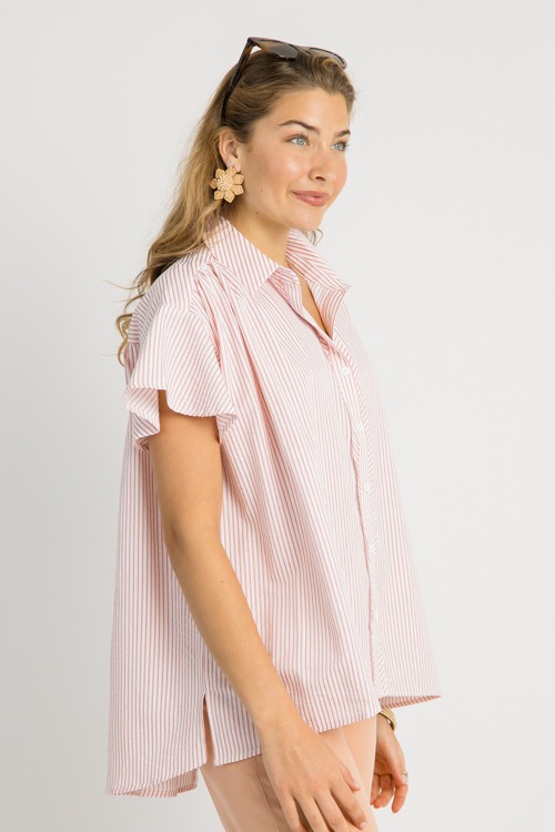 Hi-Lo Stripe Shirt, Lt. Coral - 0530-163.jpg