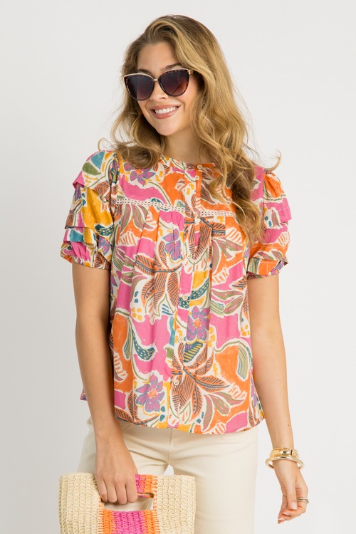 Floral Button Top, Cream Mix - 0530-42.jpg