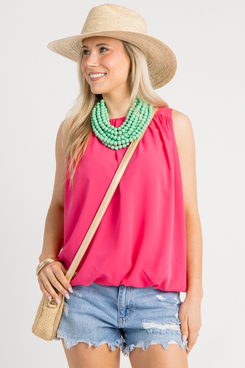 Bubble Hem Tank, Fuchsia - 0530-76p.jpg