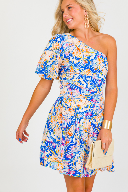 Pacific One Shoulder Dress