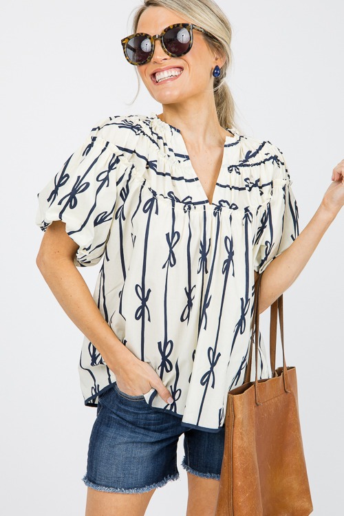 Bow Stripe Top, Off White - 0531-78.jpg