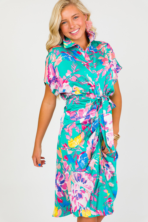 Tessa Dress, Jade