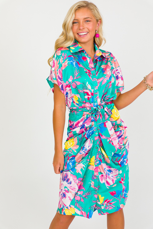 Tessa Dress, Jade