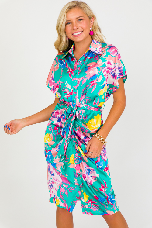 Tessa Dress, Jade