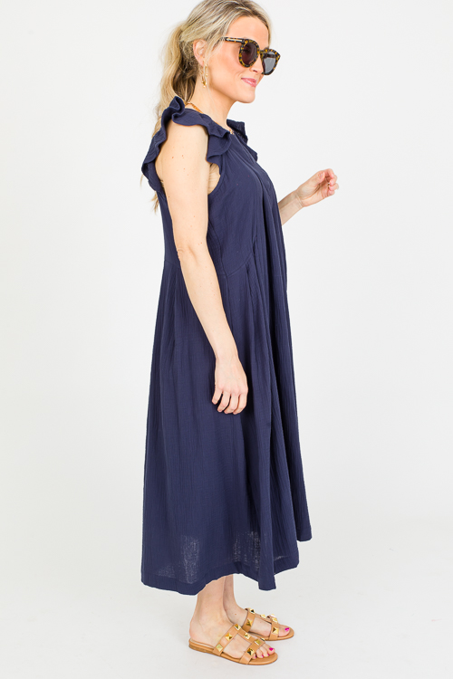 Gauze V Maxi, Navy