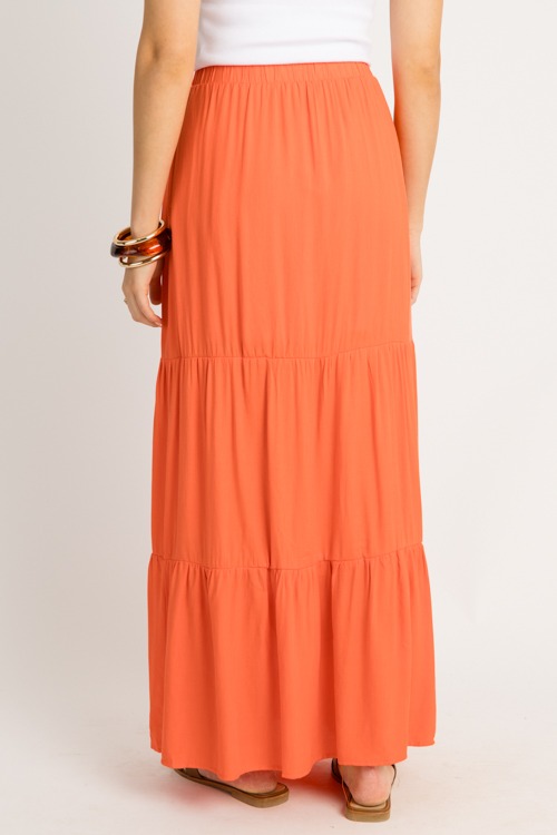 Tiered Slit Maxi Skirt, Orange - 0602-149.jpg