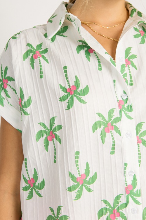 Palm Tree Button Up, White/Gree - 0602-31.jpg
