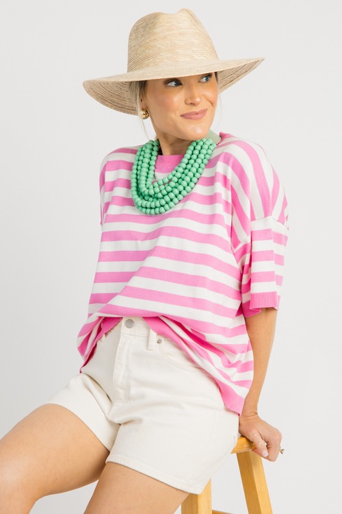 Valerie Stripe Sweater, Pink - 0603-102h.jpg