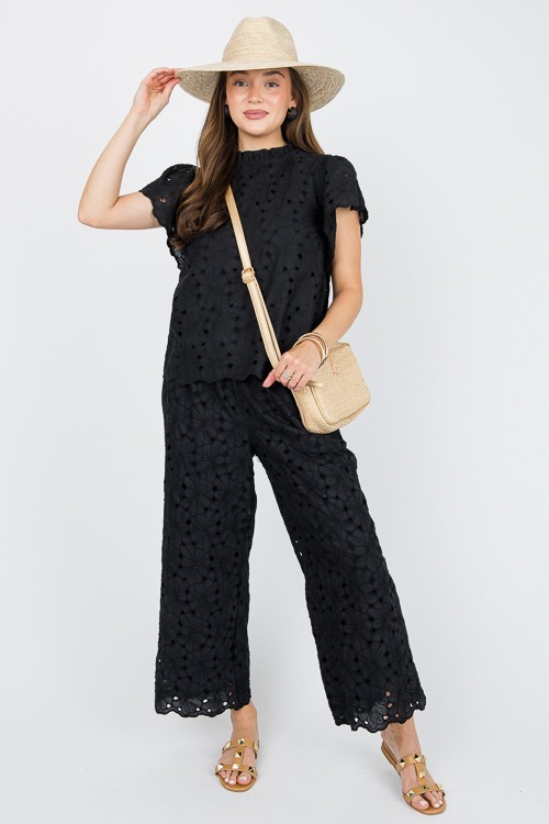 Eyelet Floral Pants, Black - 0603-114.jpg