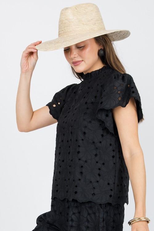 Eyelet Floral Top, Black - 0603-116-2.jpg