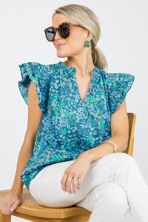 Meg Floral Top, Emerald Blue - 0603-12.jpg