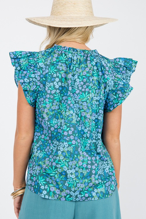 Meg Floral Top, Emerald Blue - 0603-16.jpg