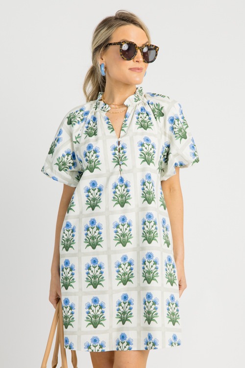 Grid Bloom Dress, Royal - 0603-69h.jpg