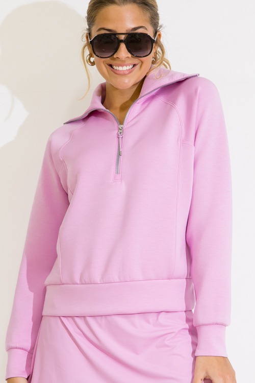 Spanx AirEssentials Half Zip, Petunia - 0604-121.jpg