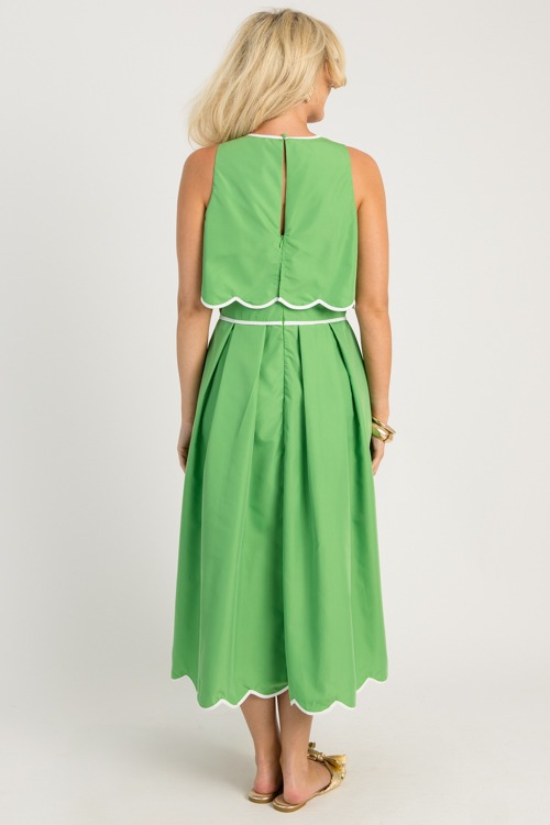 Scallop Contrast Midi, Green - 0605-2h.jpg