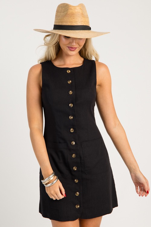 Linen Button Dress, Black - 0605-31.jpg