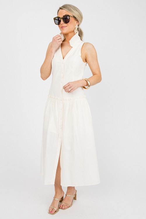 Drop Waist Button Up Midi, Ivory - 0605-41.jpg