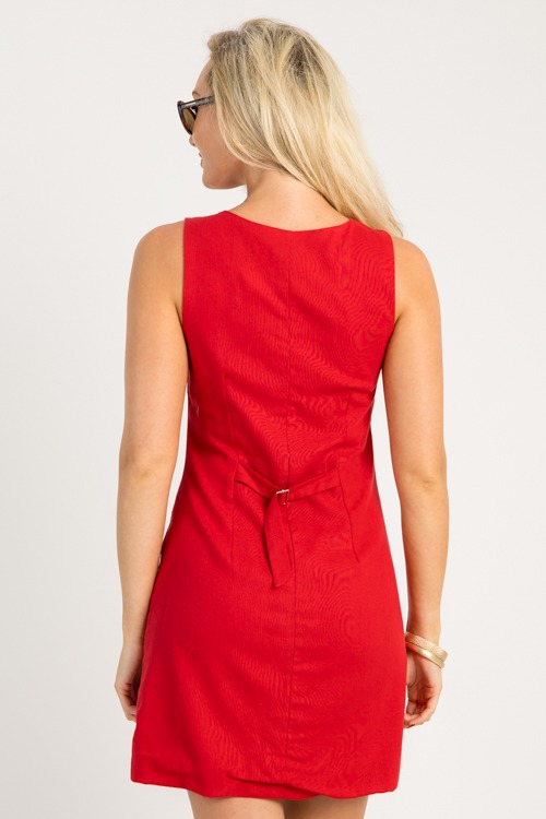 Linen Button Dress, Red - 0605-45.jpg