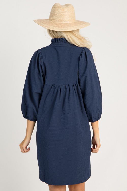 Tiana Texture Dress, Navy - 0605-60.jpg