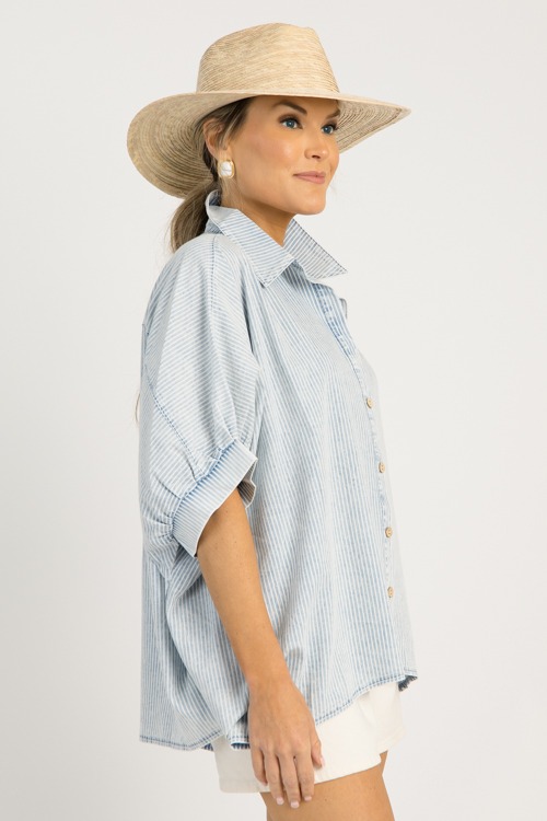 Washed Chambray Stripe ButtonUp - 0606-104.jpg