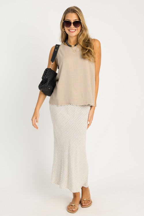 Fray Trim Linen Tank, Latte - 0606-128p.jpg