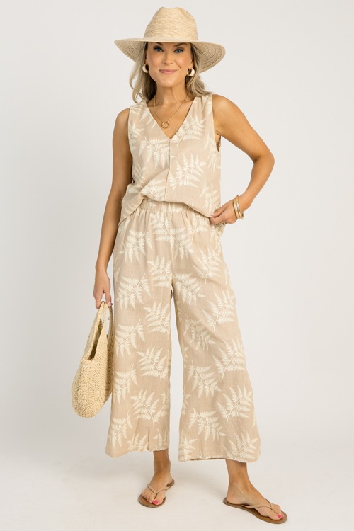Palm Leaf Pant Set, Taupe - 0606-73h.jpg