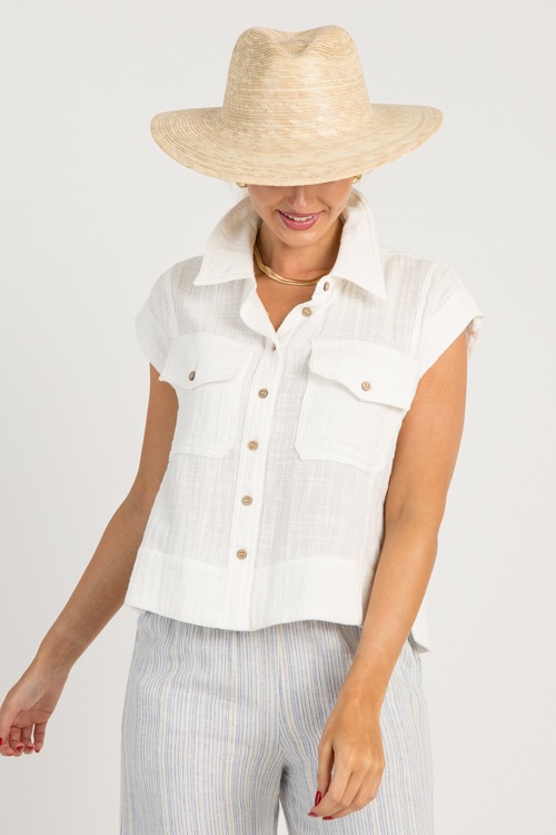 Easy Breezy Button Top, Off Whi - 0606-85.jpg