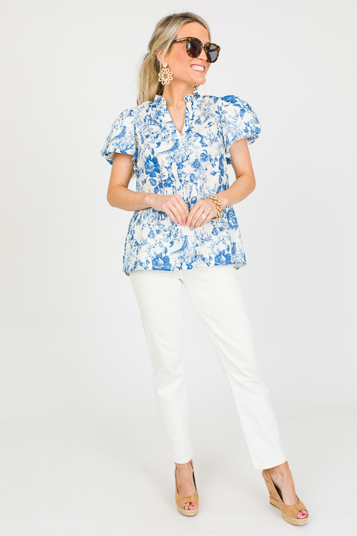 Toile Top, Blue