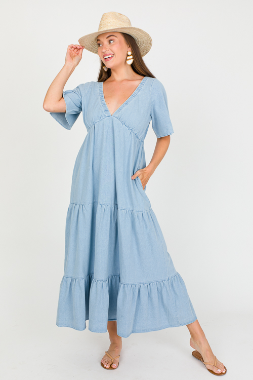 Denim Daze Midi - New Arrivals - The Blue Door Boutique