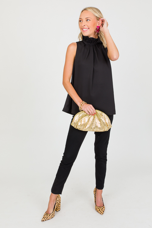 Preppy Persona Tank, Black