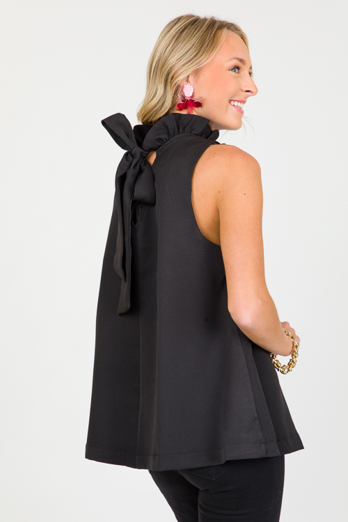 Preppy Persona Tank, Black