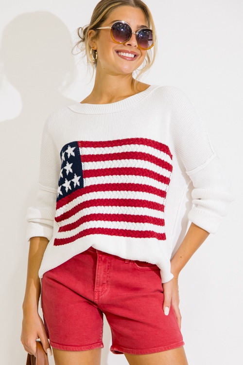 Denim Shorts, Vintage Red - 0609-50.jpg