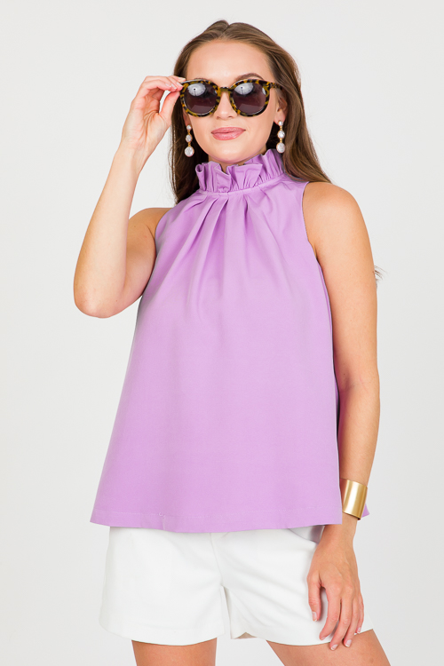 Preppy Persona Tank, Lavender